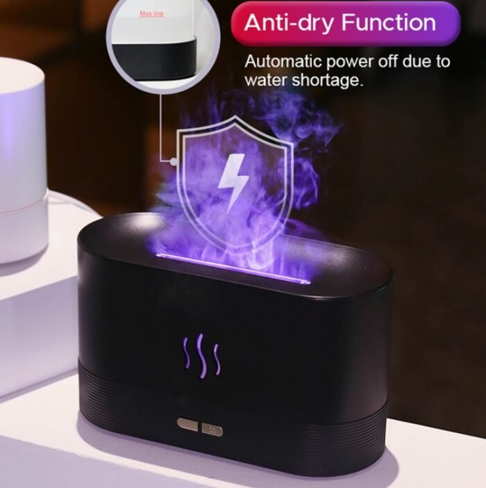 Aroma Diffuser With Flame Light Mist Humidifier Aromatherapy - Image 6