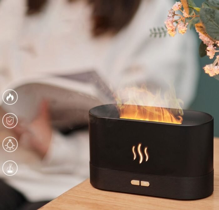 Aroma Diffuser With Flame Light Mist Humidifier Aromatherapy - Image 7