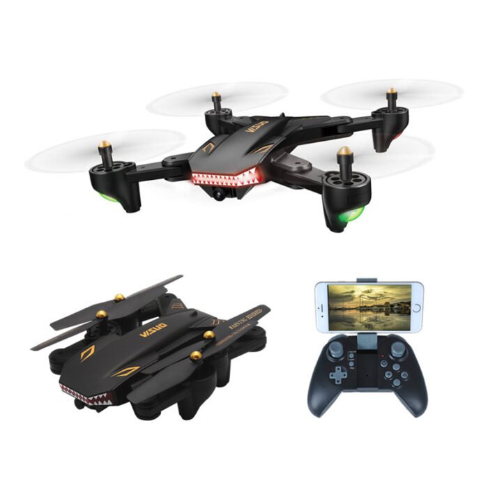 XS809S Foldable Selfie Drone with Wide Angle 2MP HD Camera WiFi FPV XS809HW - Image 3