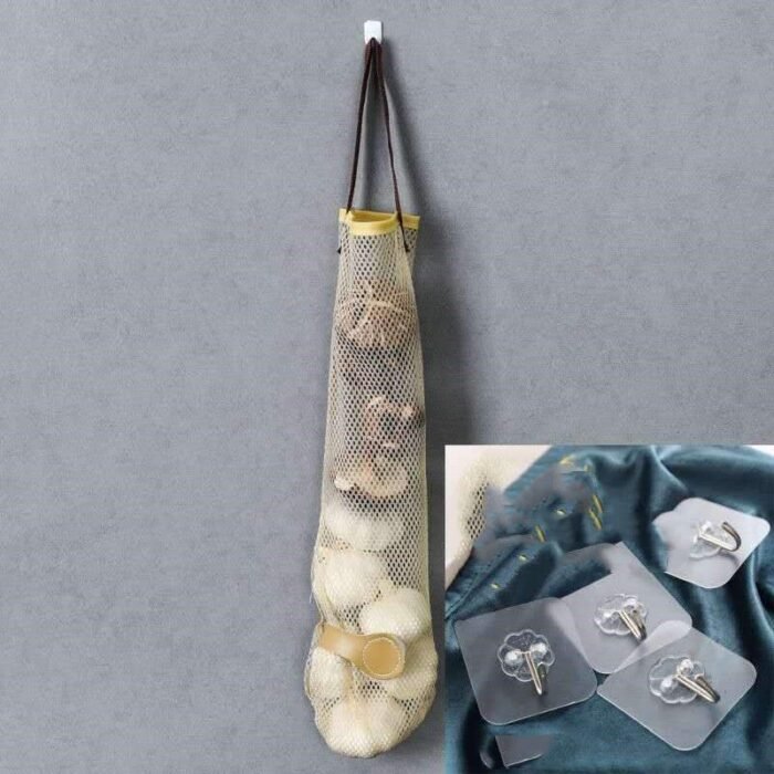 Hangable Vegetable Storage Net Bag Eco Friendly - Image 4