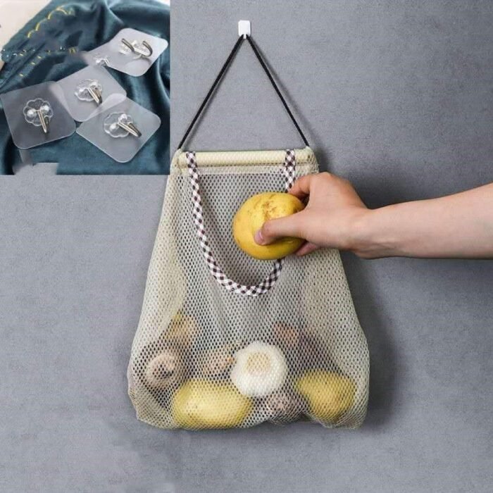 Hangable Vegetable Storage Net Bag Eco Friendly - Image 5