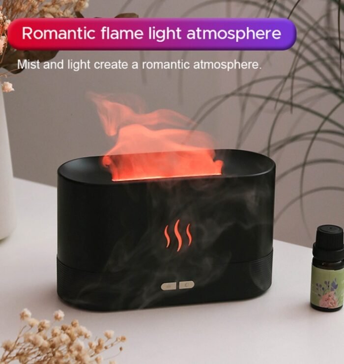 Aroma Diffuser With Flame Light Mist Humidifier Aromatherapy - Image 8