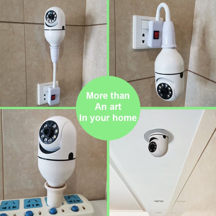 WiFi CAMERA 1080P Bulb 4X Zoom  5GWiFi Alarm Monitor - Image 3