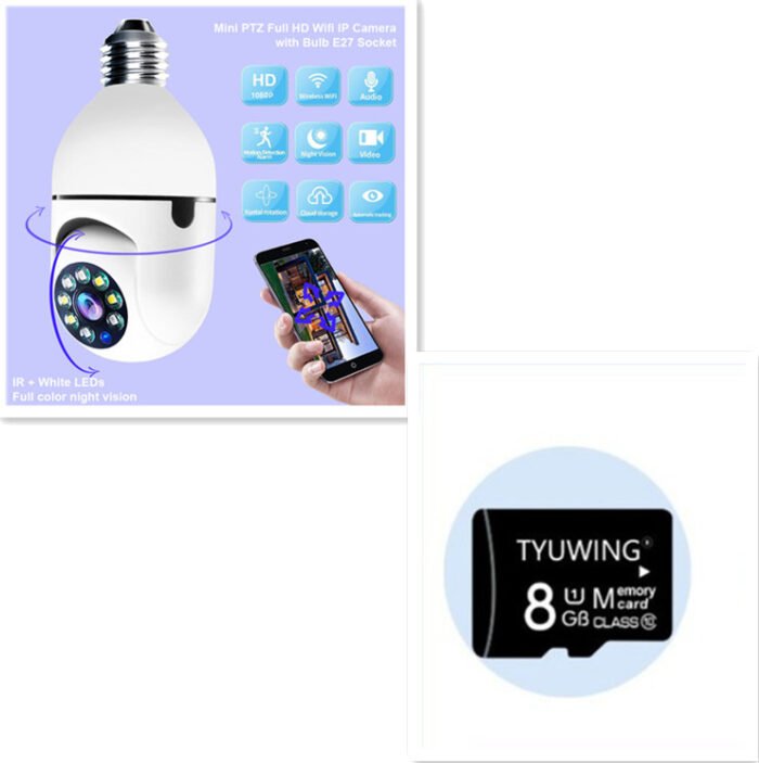 WiFi CAMERA 1080P Bulb 4X Zoom  5GWiFi Alarm Monitor - Image 10
