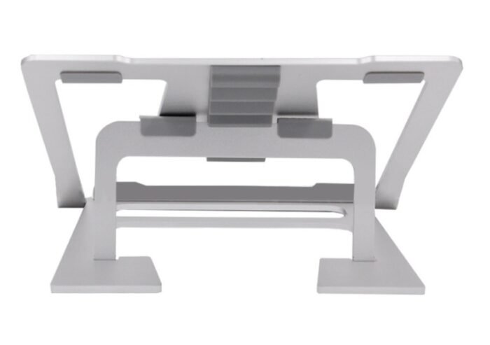 Double silicone height adjustable foldable portable laptop stand desk for a laptop - Image 2