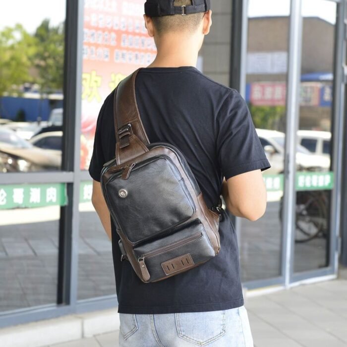 Men's Shoulder Messenger Bag Large Capacity Fashion - Image 2