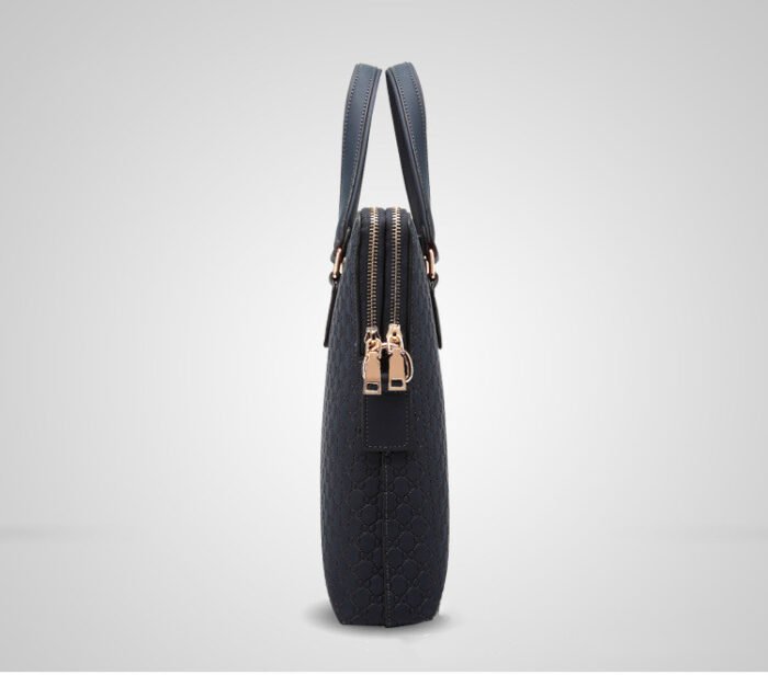 Genuine Leather Men's Business Handbag 14 Inch Computer Bag - Image 3