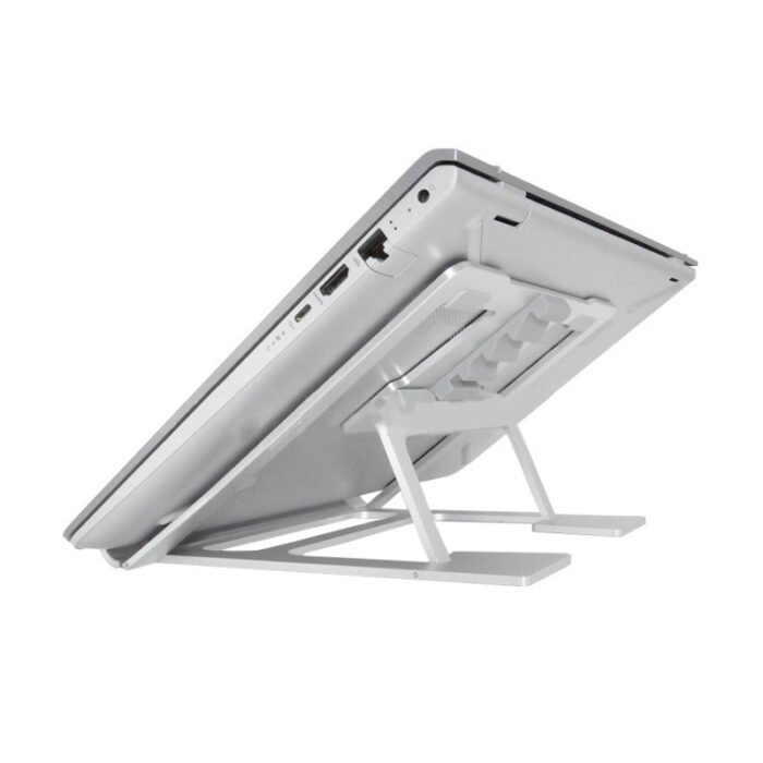 Double silicone height adjustable foldable portable laptop stand desk for a laptop - Image 6