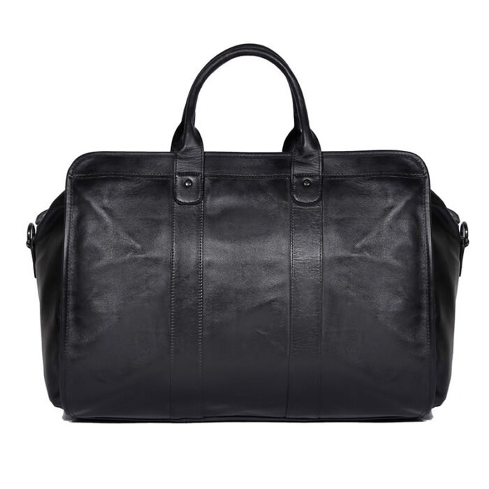 Large Capacity Genuine Leather Travel Luggage Bag Cowhide Handbag - Image 2